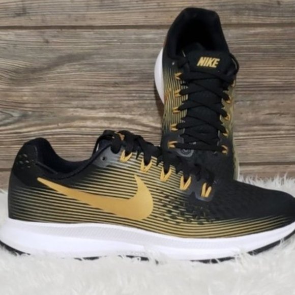 nike pegasus 34 black gold